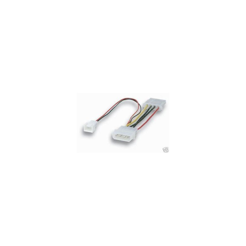 ADATTATORE DA 3 PIN A MOLEX PER ALIMENTAZIONE VENTOLE
