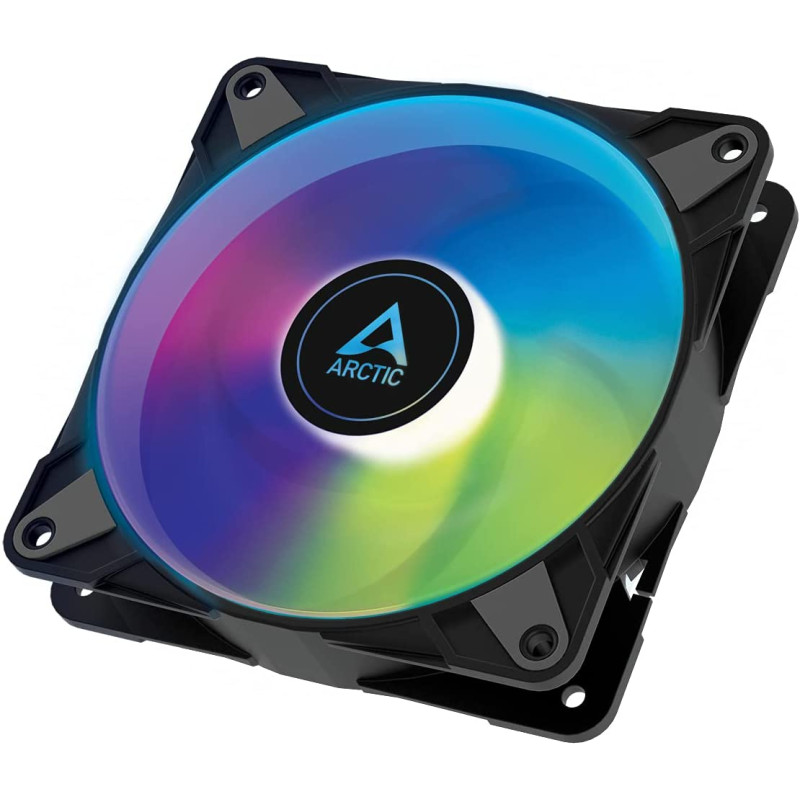 ARCTIC COOLING VENTOLA 12X12 P12 PWM ARGB PST BLACK
