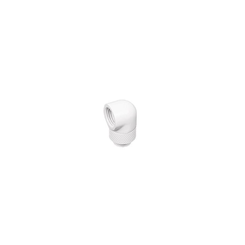 BARROW ADATTATORE 90° RUOTABILE G1/4 M/F WHITE