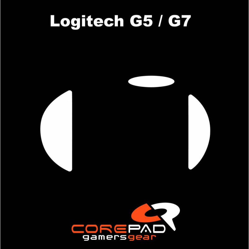 COREPAD PIEDINI PAD SURFERS SKATE PER LOGITECH G5/G7 (2PZ)