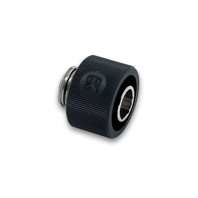 EKWB CONNETTORE DRITTO TUBO FLESSIBILE 16/10 1/4 BLACK