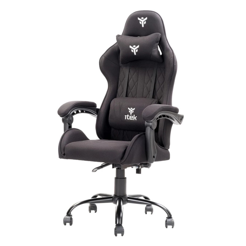 ITEK GAMING CHAIR RHOMBUS FF10 IN STOFFA BLACK