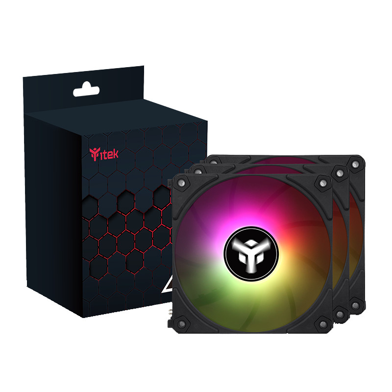 ITEK KIT 3 VENTOLE 12X12 UW12B ARGB ADDRESSABLE