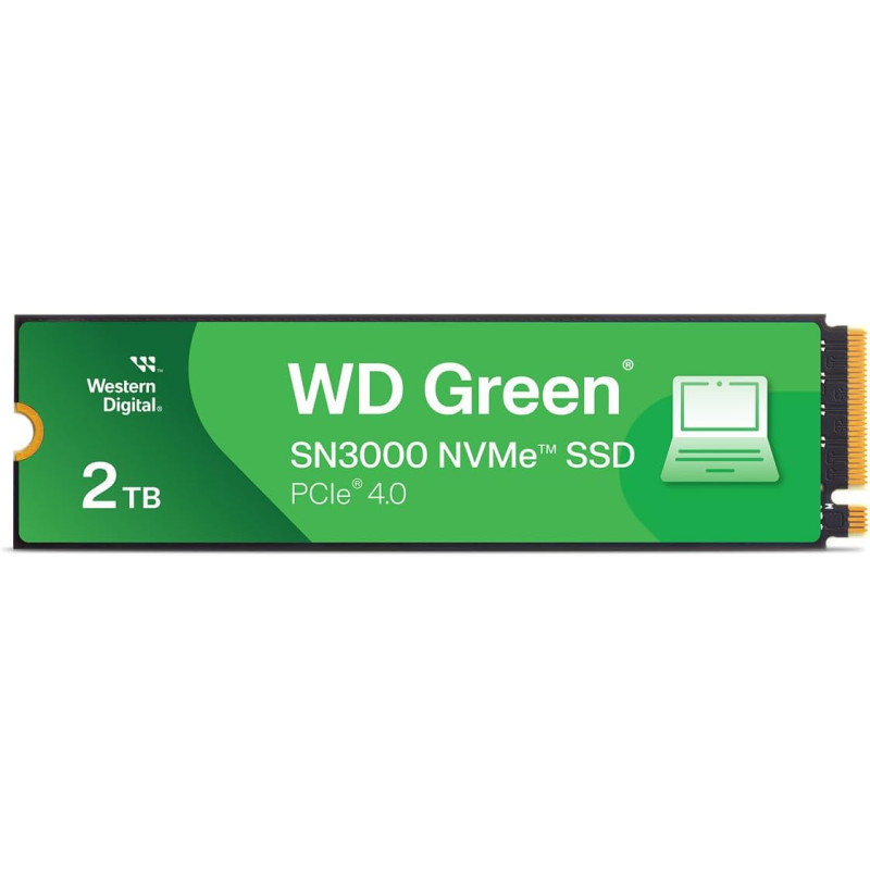 WESTERN DIGITAL SSD 2TB SN3000 GREEN M.2 4.0