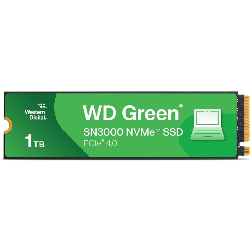 WESTERN DIGITAL SSD 1TB SN3000 GREEN M.2 4.0