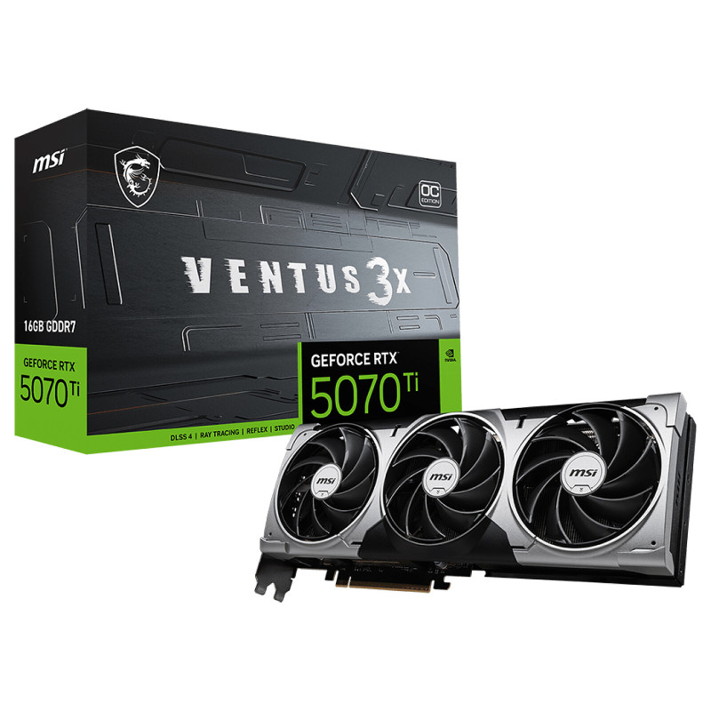 MSI GEFORCE 5070ti RTX VENTUS 3X OC 16GB PCI-E
