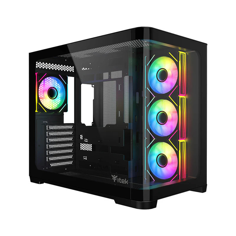 ITEK DARK CAVE CURVED BLACK ATX