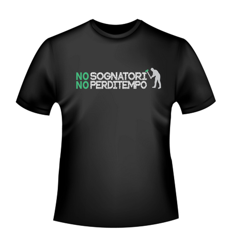T-SHIRT NOSOGNATORI NOPERDITEMPO - TAGLIA S
