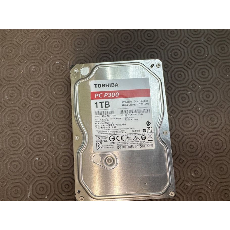 TOSHIBA 1TB 3,5 SATA 7200RPM - USATO GARANTITO