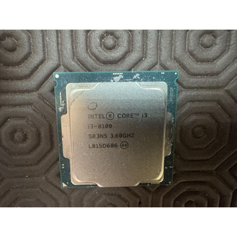 INTEL PROCESSORE I3 8100 SOCKET 1151v2 - USATO GARANTITO