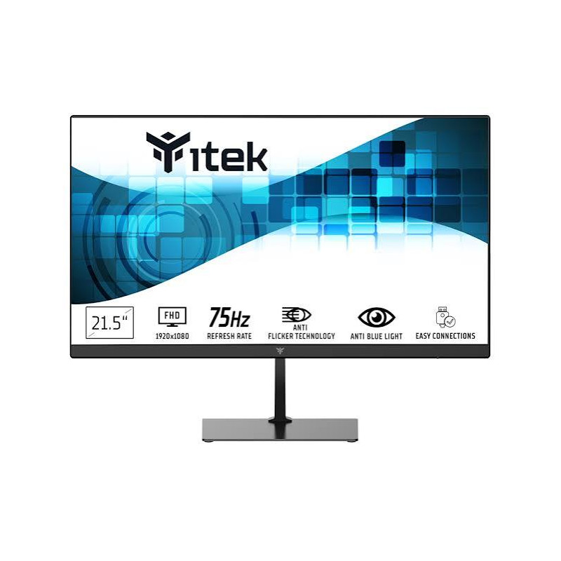 ITEK 21.5' ITMF22V075FHD VGA HDMI NO CASSE 75HZ