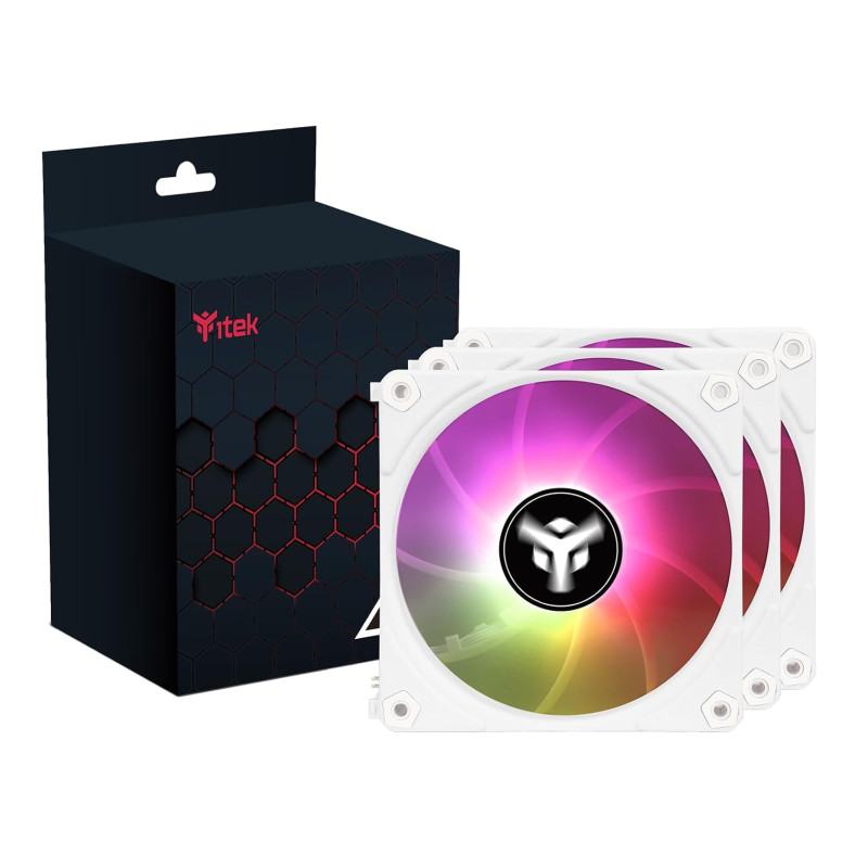 ITEK KIT 3 VENTOLE 12X12 UW12W ARGB ADDRESSABLE