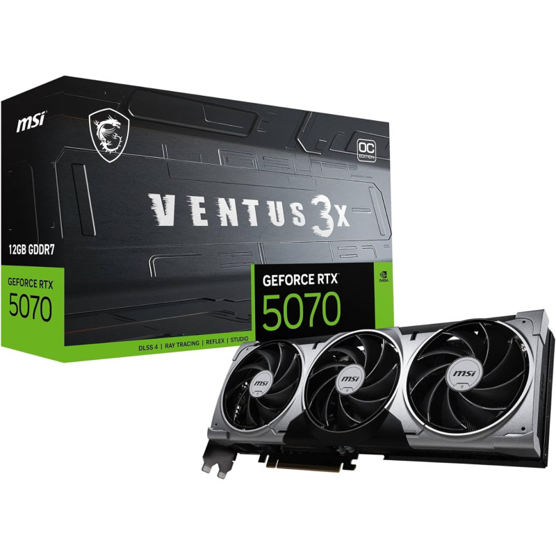 MSI GEFORCE 5070 RTX VENTUS 3X OC 12GB PCI-E