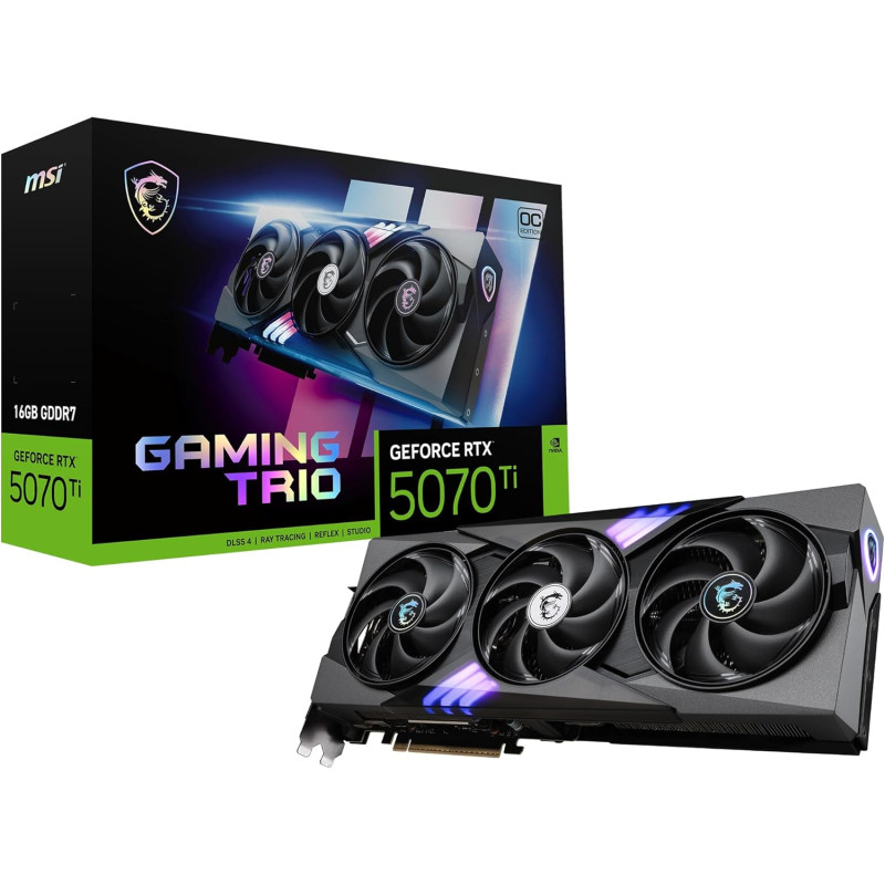 MSI GEFORCE 5070ti RTX GAMING TRIO 16GB PCI-E