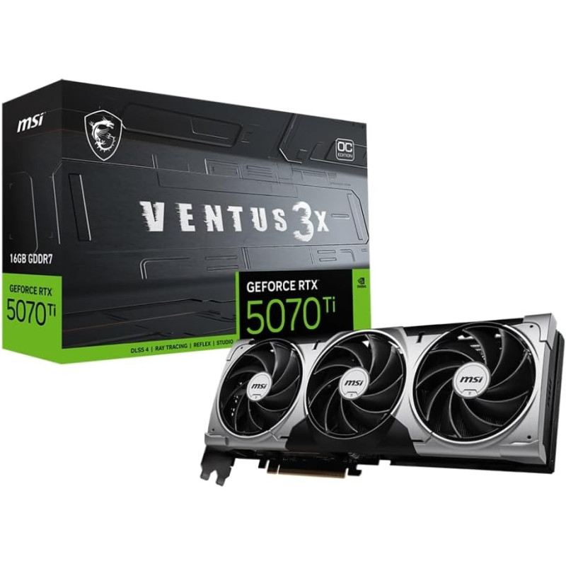 MSI GEFORCE 5070ti RTX VENTUS 3X OC 16GB PCI-E