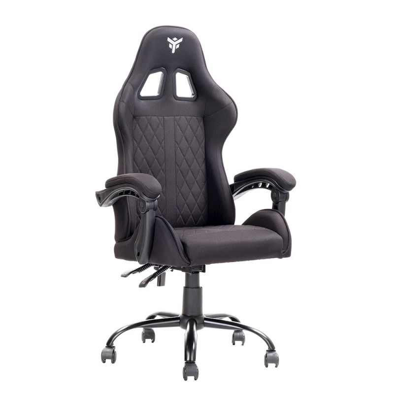 ITEK GAMING CHAIR RHOMBUS FF10 IN STOFFA BLACK - SOLO RITIRO IN NEGOZIO (ESPOSIZIONE)