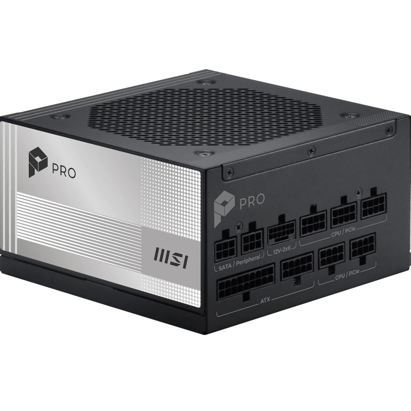 MSI ALIMENTATORE 1000W A1000PL PCIE5 MODULAR