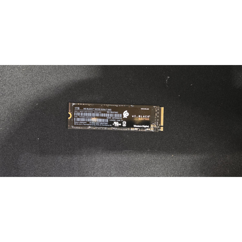 WESTERN DIGITAL BLACK SN750 1TB - USATO GARANTITO
