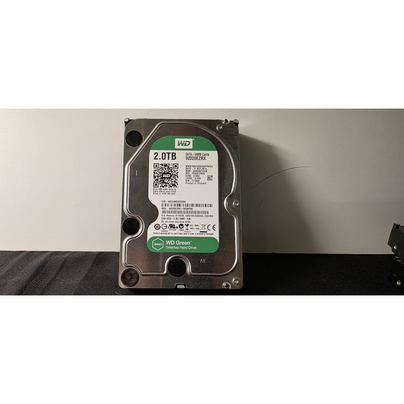 HDD WD GREEN 2 TB SATA - USATO GARANTITO